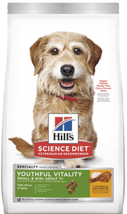 Science Diet Youthful Vitality Small & Mini + 7